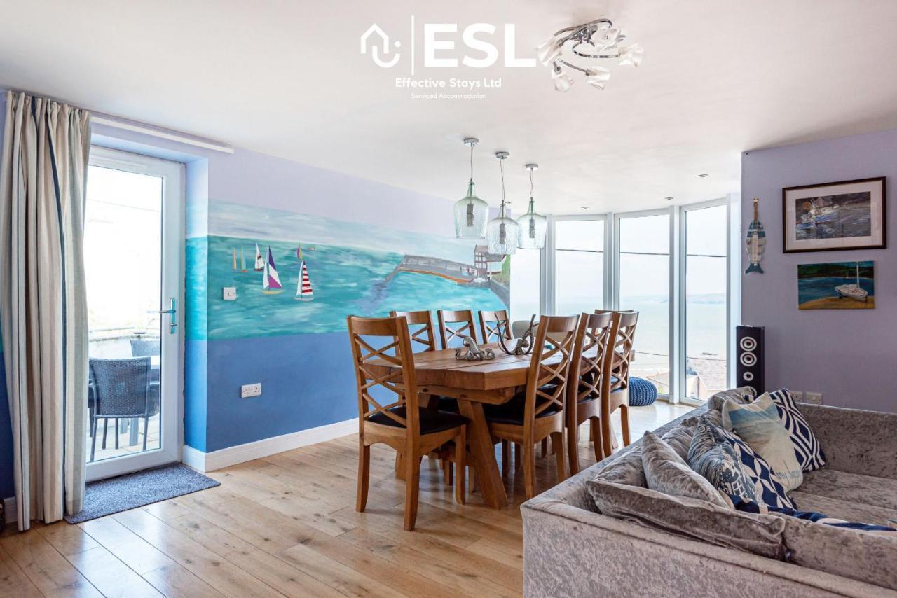 Beautiful En Suite 5 Bedroom Home With Sea Views New Quay  Eksteriør bilde