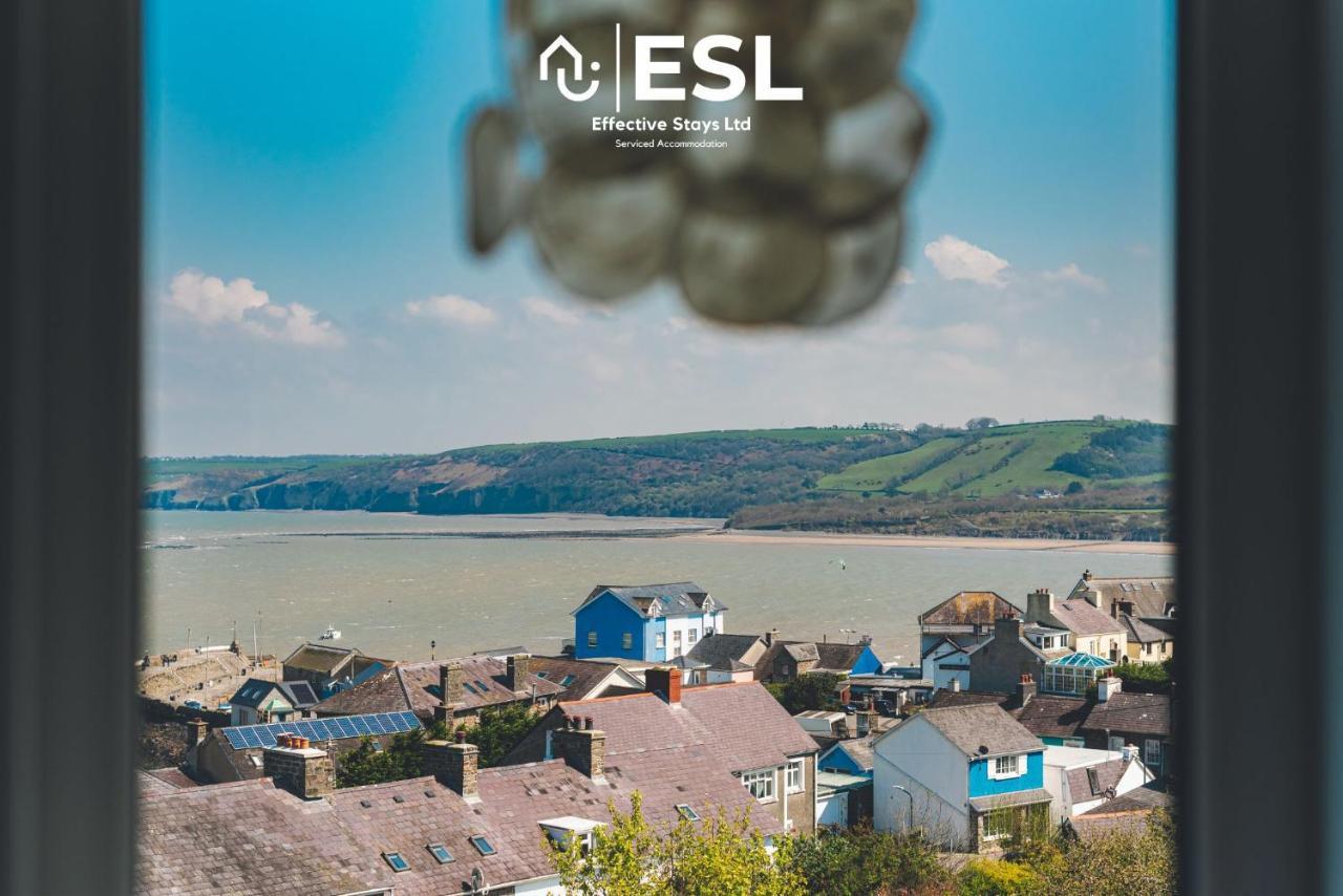 Beautiful En Suite 5 Bedroom Home With Sea Views New Quay  Eksteriør bilde